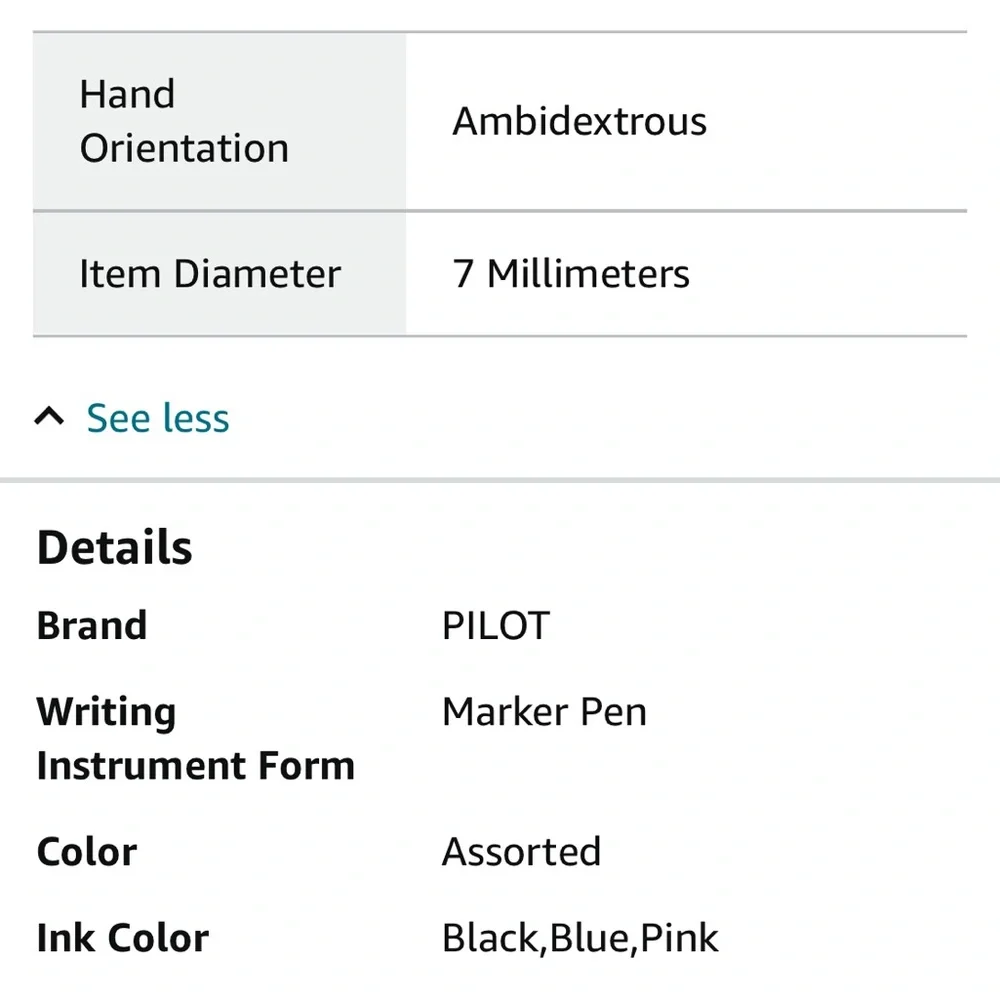 Pilot, FriXion Clicker Erasable Gel Pens, Fine Point 0.7 mm, Pack of 15